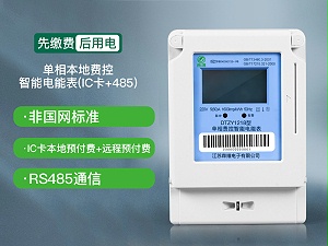 单相本地费控智能电能表(IC卡+485)